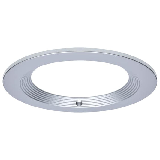 Satco S21676 CDL 4IN RND INT-EM TRIM SILVER 4-Inch Round Trim for LED Downlight with Integrated EM Driver Silver Finish
