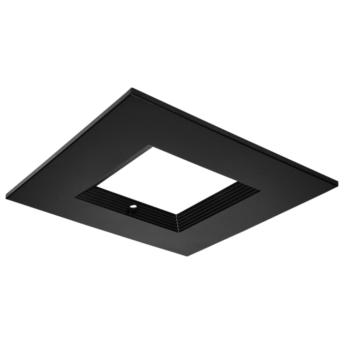 Satco S21690 CDL 6IN SQ INT-EM TRIM BRONZE 6-Inch Square Trim for LED Downlight with Integrated EM Driver Bronze Finish