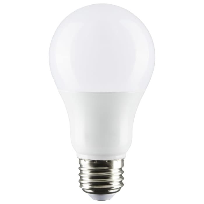 Satco S39836 9.8 Watt; A19 LED; Omni-directional; 3000K; Medium base; 220 deg. Beam Angle; 120 Volt