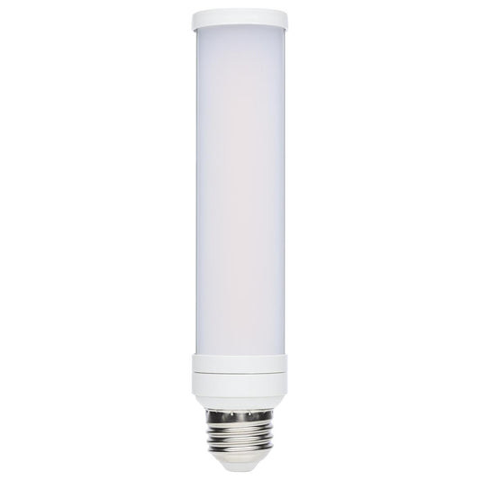 Satco S8760 8W/LED/CFL/5CCT/E26 8 Watt LED PL E26 Base 27K/30K/35K/40K/50K CCT Selectable Type B Ballast Bypass 120-277 Volt