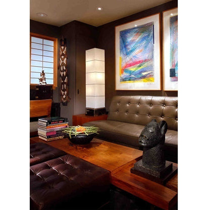 Lounge wall art lighting using Soraa BRILLIANT PAR30 Long Neck 25 degree 2700K LED lamps