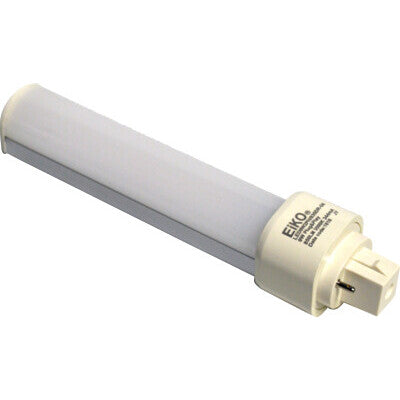 Eiko 09252 LED9W2PH/840DR-G6 LED Magnetic ballast compatible 2pin CFL 9W-900lm Horiz G24d Base 80CRI 40K 120-277V