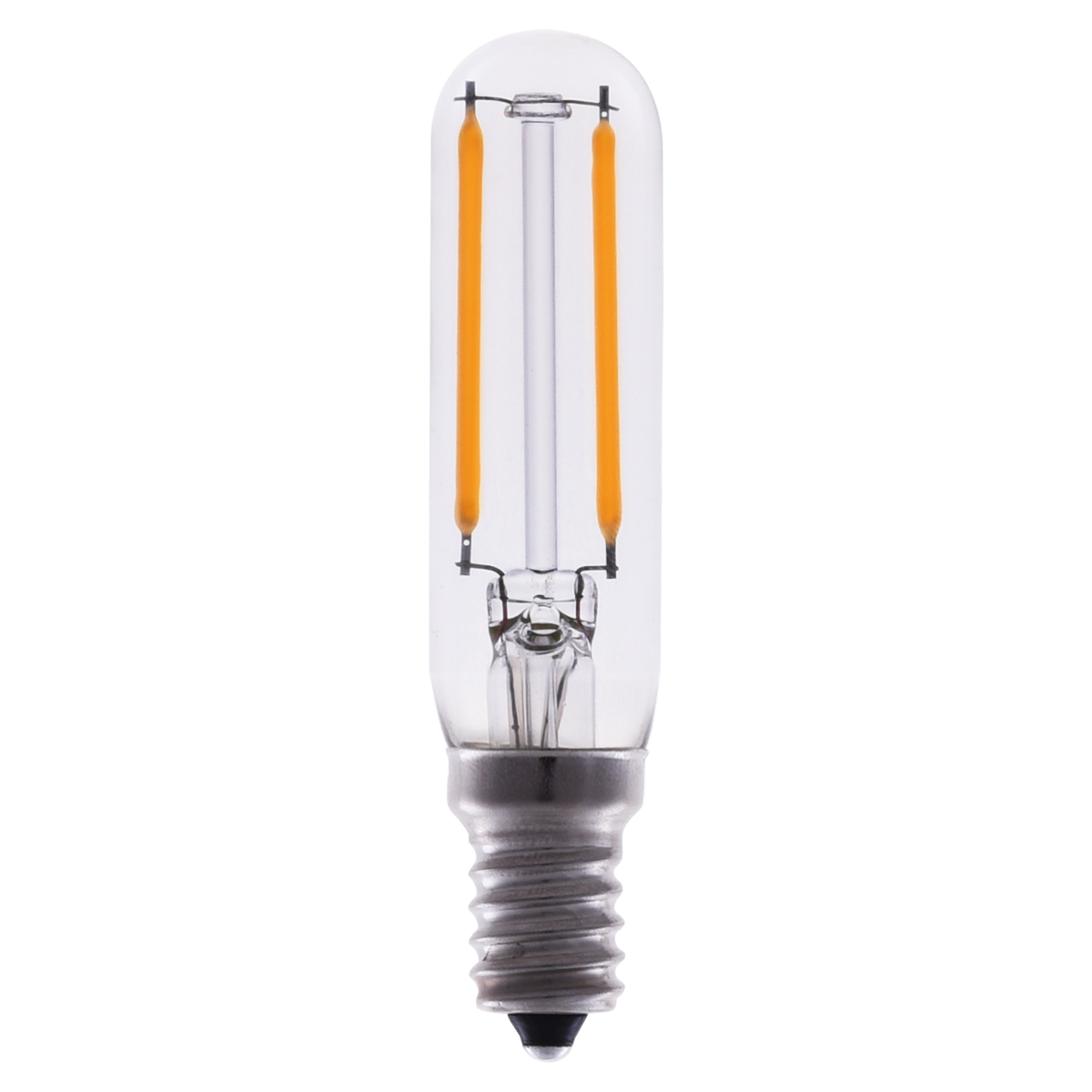 Eiko 09865 LED2WT6E12/FIL/827-DIM-G7 LED Advantage Filament T6 320 Deg, 2W 120lm Dimmable 80CRI 2700K E12 120V