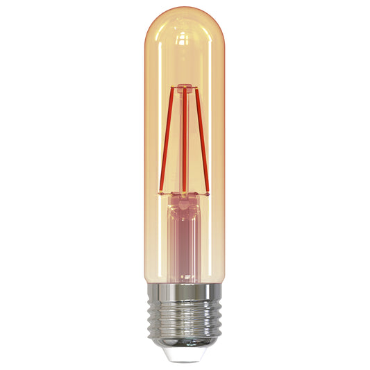 Bulbrite 776908 LED3T9/21K/FIL-NOS/3 3W LED T9 2100K FILAMENT NOSTALGIC E26 FULLY COMPATIBLE DIMMING