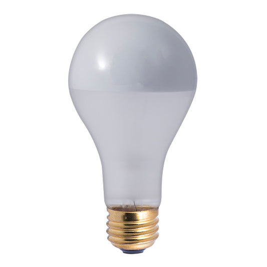 Bulbrite 717100 100A21F/SB 100W A21 INSIDE FROST SILVER BOWL E26 120V