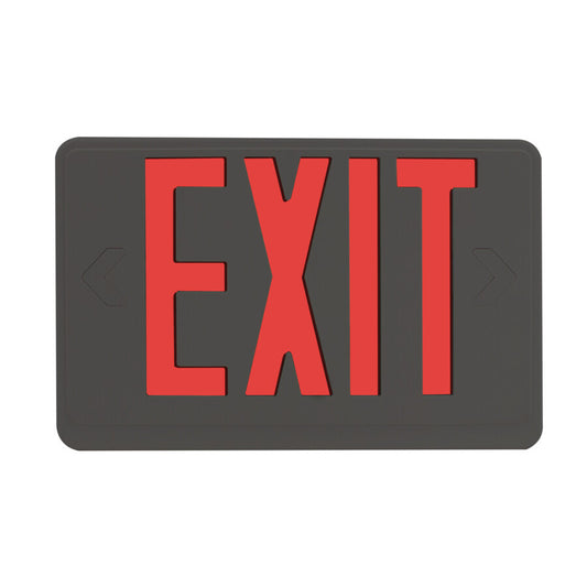 Eiko 11035 EXIT-R-BK Exit Sign Red Black Housing