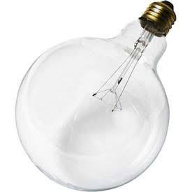 Satco S3014 150W 120V Globe G40 Clear E26 Base