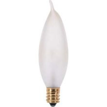Satco S3276 10W 120V CA7 Frosted E12 Candelabra Base