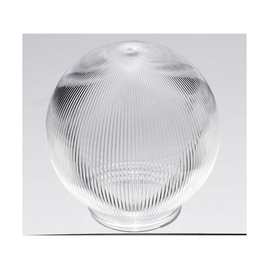 Satco 50-927 Clear Prismatic Ball 6 in. Diameter 3-1/4 in. Fitter