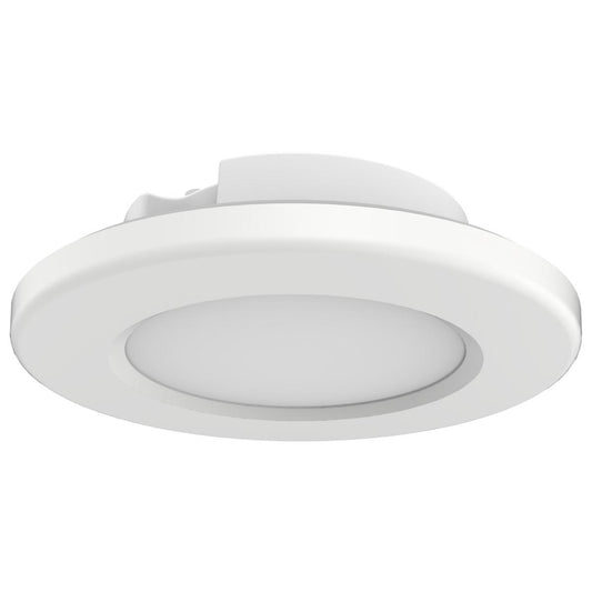 Satco 62-1581 4 inch; LED Surface Mount Fixture; CCT Selectable 3K/4K/5K; White