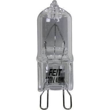 FeitElectric BPQ40/G9 Clear Bi-Pin Halogen Bulb, 40 Watt