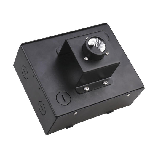 Satco 65-769 3/8" to 3/4" Pendant Adapter Black Finish For use with Gen 2 and CCT & Wattage Selectable UFO LED High Bay Fixtures