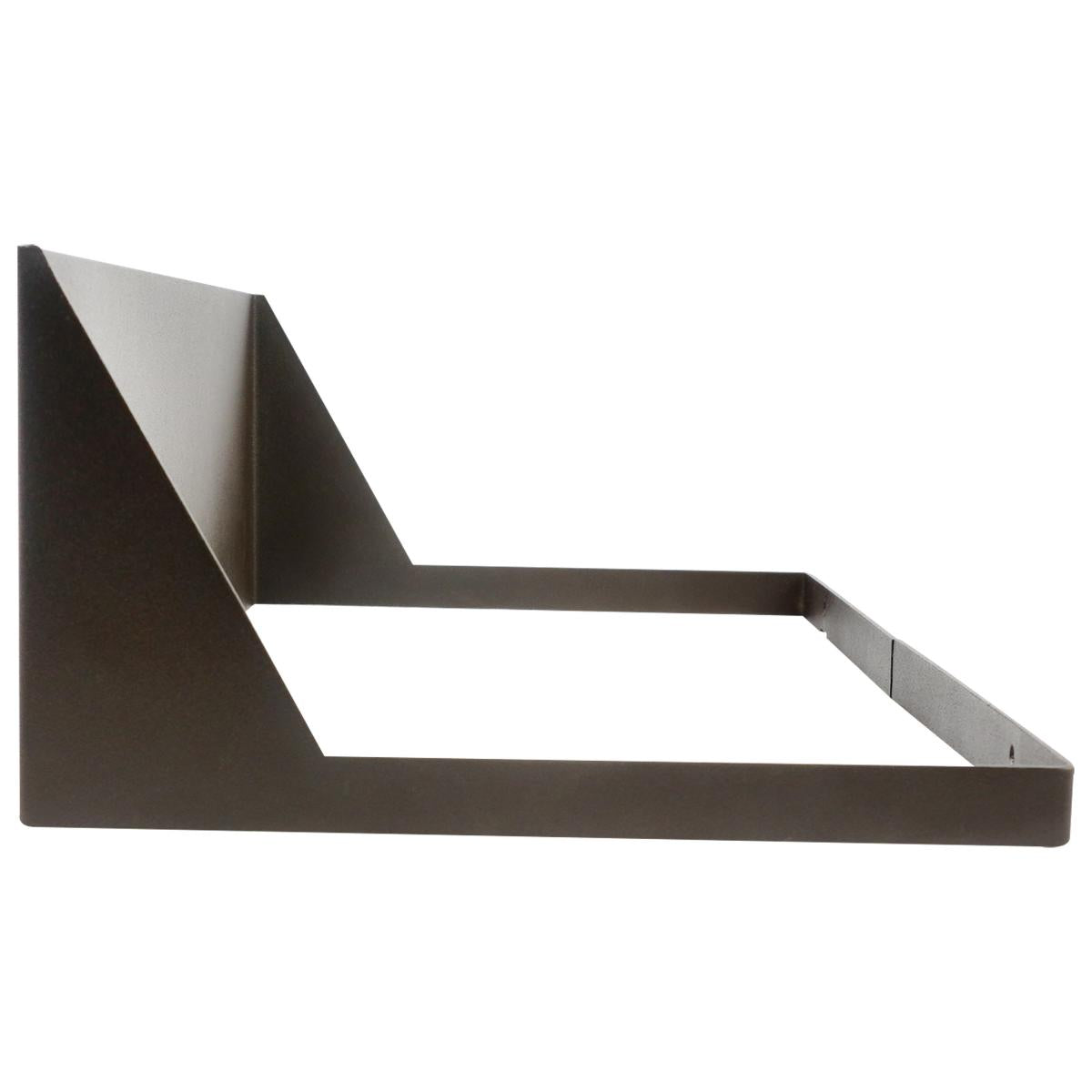 Satco 65-878 Area Light Cutoff Shield; Bronze Finish; Only for 200W Fixture
