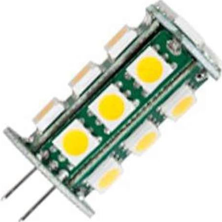 Halco 80815 JC20/2NW/LED Miniature LED G4 2.4W 5000K 10-18V 260 Lumen 20000 hours 82 CRI Non-Dimmable