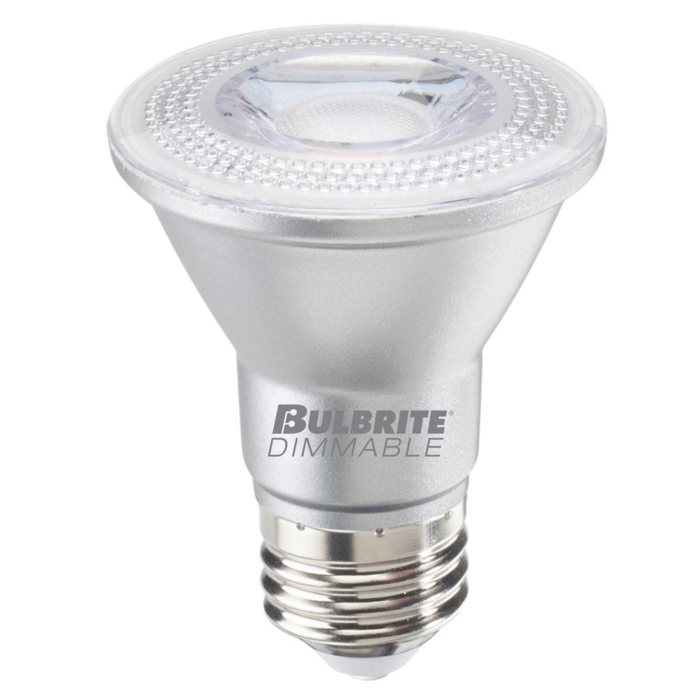 Bulbrite 772755 LED7PAR20/NF25/830/WD/2 7W LED PAR20 3000K N.FLOOD WET DIMMABLE