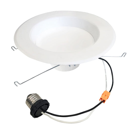 Bulbrite 773166 LED14REC/5/6/930/WHRD/D 14W LED 5/6" DOWNLIGHT RETROFIT 3000K WHITE ROUND DIMMABLE JA8 120V