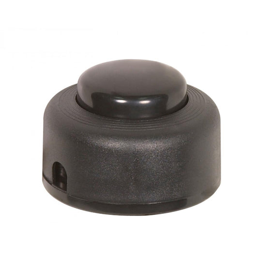 Satco 80-1163 Step-On-Button On/Off Push Switch 2A-125V, 1A-125V, 1A-250V Rating (Terminal) Length No Wire Black Finish
