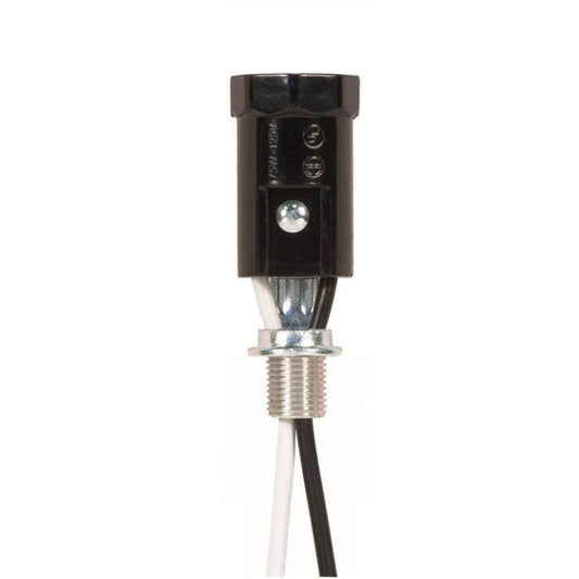 Satco 80-1552 Phenolic Candelabra Sockets with Leads