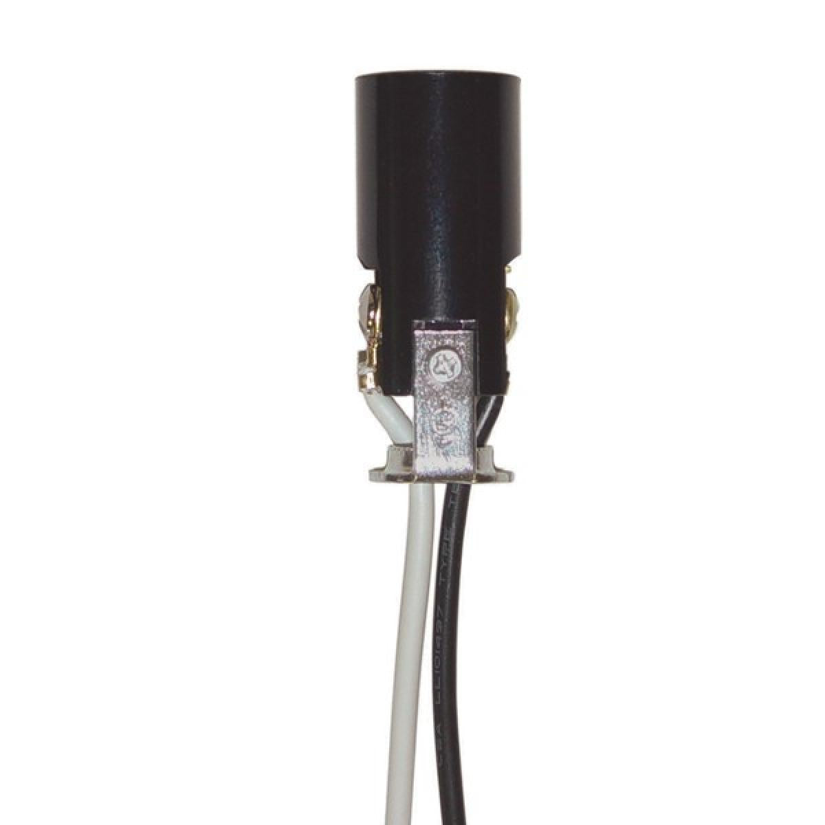 Satco 80-1596 Phenolic Candelabra Sockets with Leads