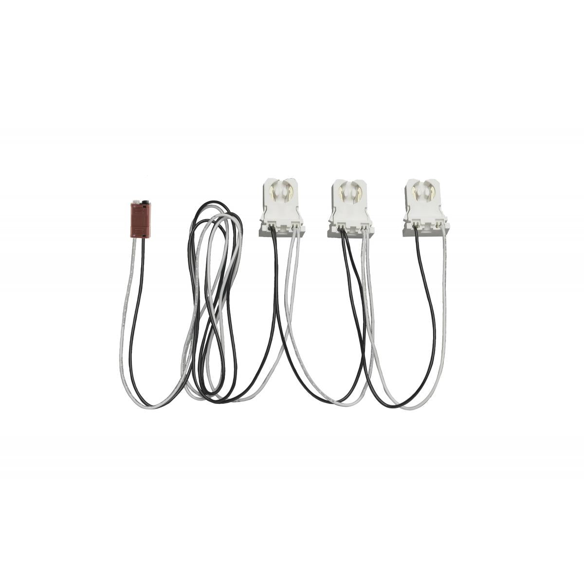 Satco 80-2628 3-Light ballast bypass wiring harness for linear LED T8 lamps