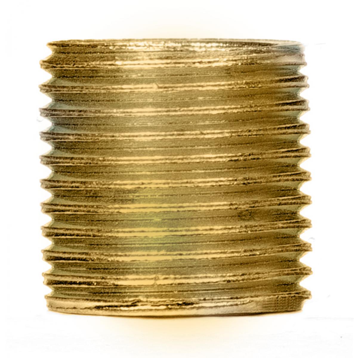 Satco 90-1184 1/8 IP Solid Brass Unfinished 3/4" Length 3/8" Wide