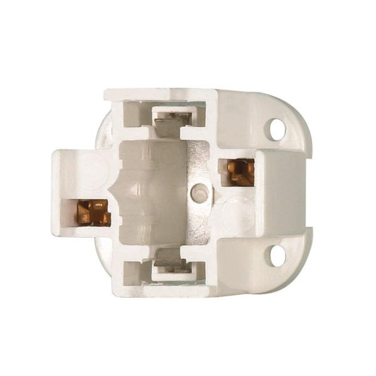 Satco 90-1548 26W Vertical Screw Down Socket 2-Pin Lamps G24D-3 And GX24D-3 Base For: CF26DD And CF26DT 75W 600V