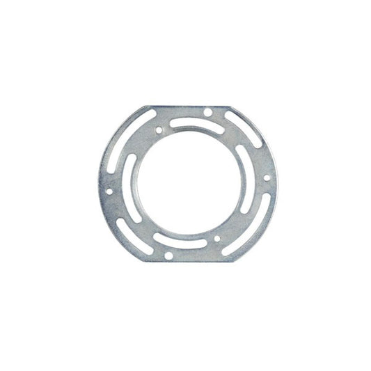 Satco 90-1784 Round Universal Crossbar Flat Sides 4" Length 3-1/2" Diameter Screw Holes 2-3/4" x 3-1/2" Center to Center