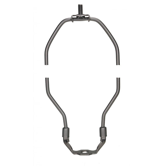 Satco 90-2083 Light Duty Harp Dark Antique Brass Finish 9" Height 1/8 IP Saddle 1/4-27 Thread 125 Carton