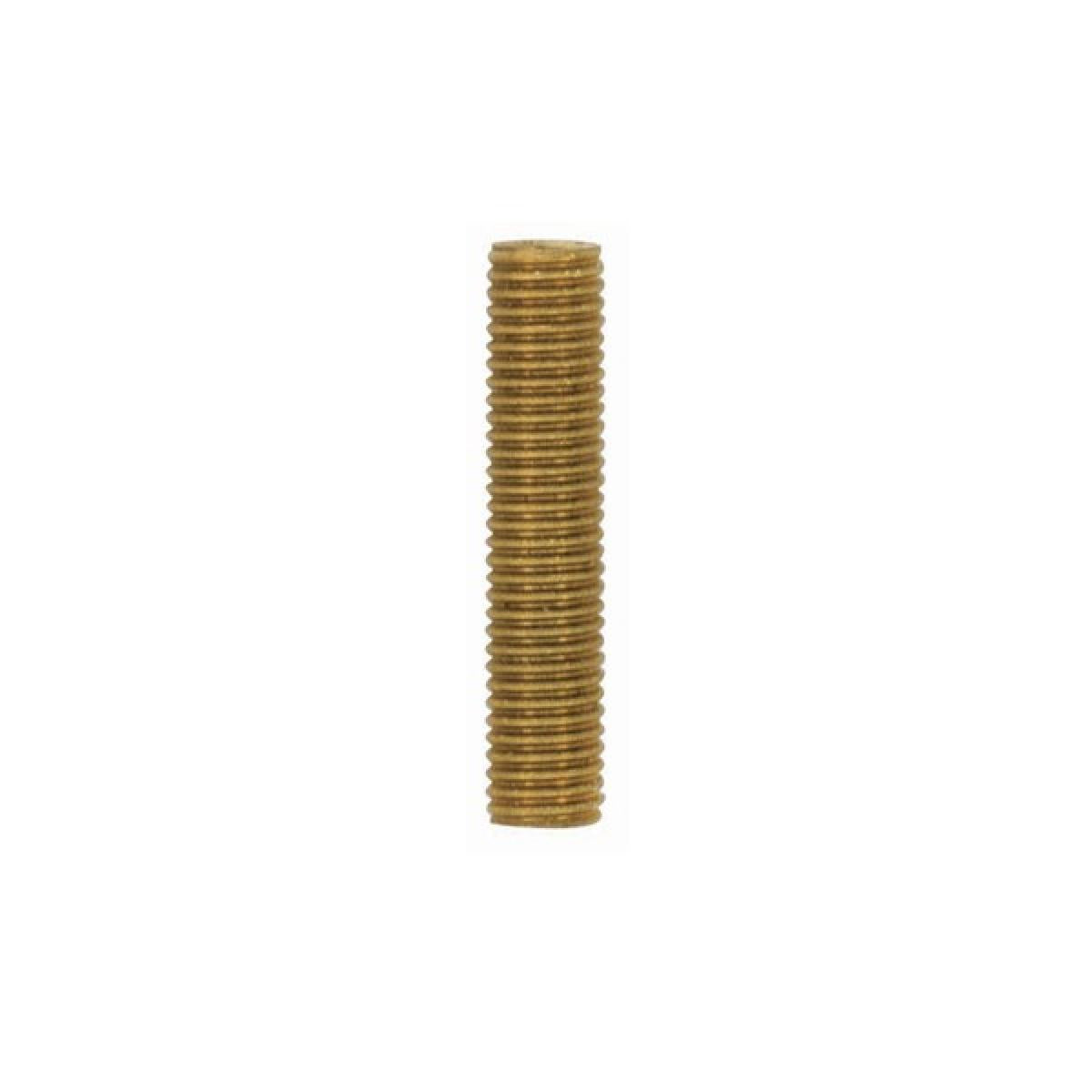 Satco 90-2134 1/8 IP Solid Brass Unfinished 1-3/4" Length 3/8" Wide