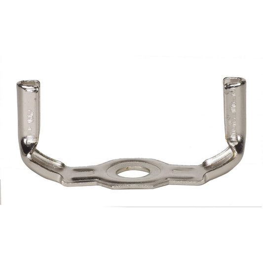 Satco 90-2341 Wide Heavy Duty Saddle For CFL Nickel Plated 1/8 IP