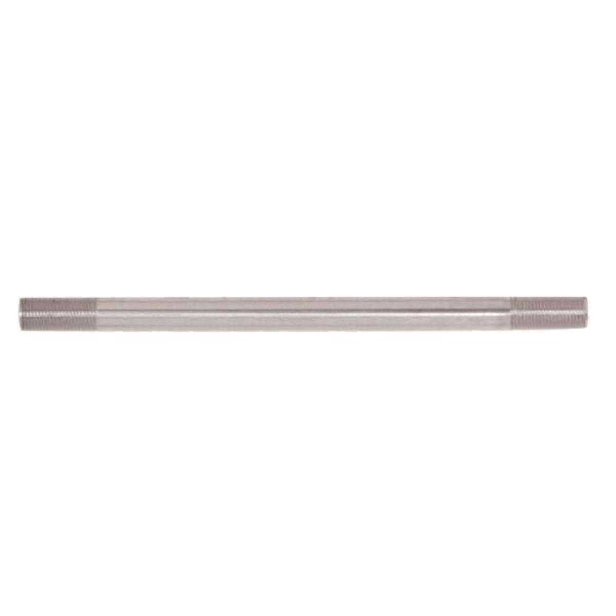 Satco 90-2501 Steel Pipe 1/8 IP Nickel Plated Finish 4" Length 3/4" x 3/4" Threaded On Both Ends