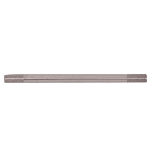 Satco 90-2512 Steel Pipe 1/8 IP Raw Steel Finish 14" Length 3/4" x 3/4" Threaded On Both Ends