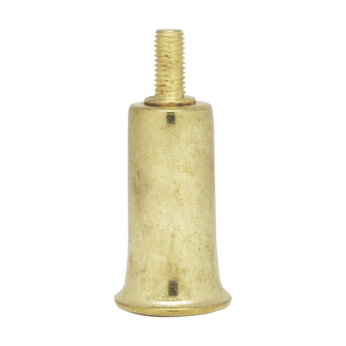 Satco 90-2597 Steel Riser 1/4-27 Brass Plated 1-1/2" Height