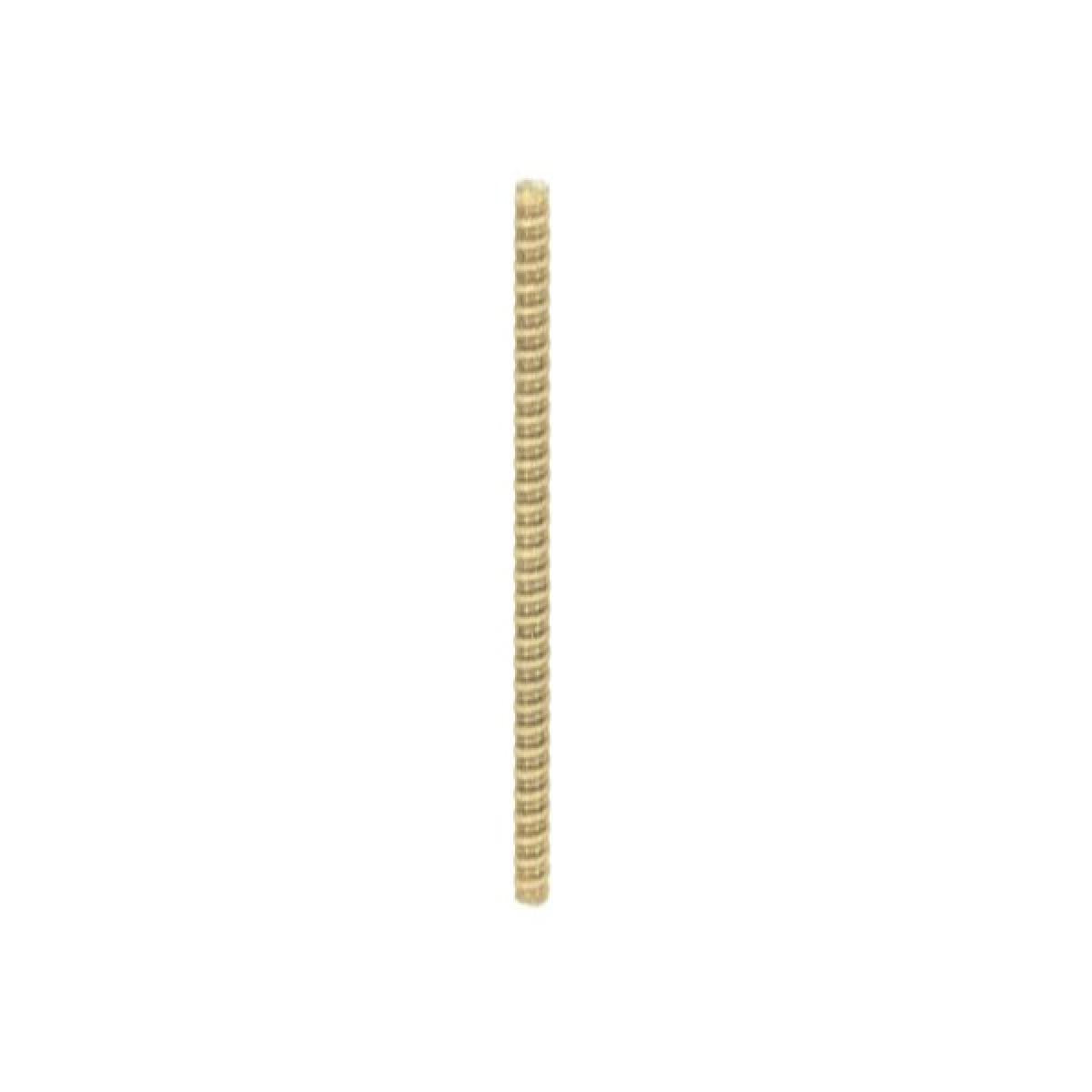 Satco 90-5160 1/8 IP Steel Yellow Zinc Plated 20" Length 3/8" Wide