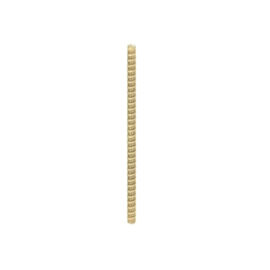 Satco 90-5160 1/8 IP Steel Yellow Zinc Plated 20" Length 3/8" Wide