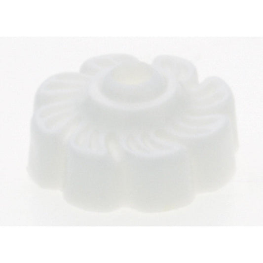 Satco 90-822 Plastic Lock-Up Cap 1/8 IP 1" Diameter White Finish