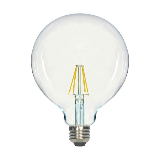 Replacement for Satco S11367 8 Watt G40 LED Clear Medium base 3000K 120 Volt - NOW S21258