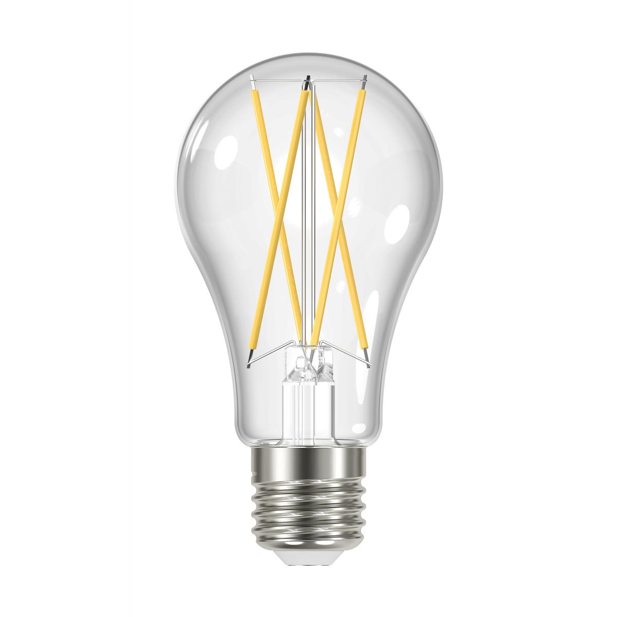 Replacement for Satco S11513 12 Watt A19 LED Clear Medium base 2700K 120 Volt 4-Pack - NOW S12442
