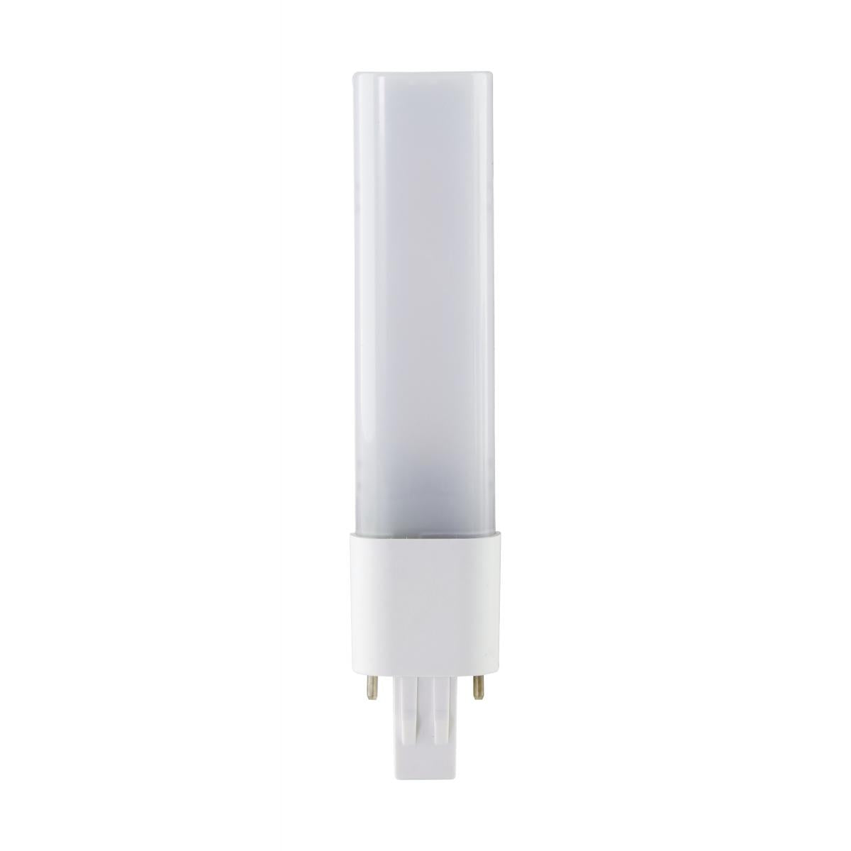 Satco S11552 5.5 Watt LED PL 2-PIN Dual Mode 3500K GX23 base Type A/B Ballast Dependent or Ballast Bypass 120-277 Volt