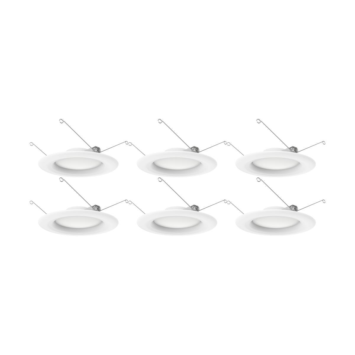 Satco S11641 9.2 Watt LED Downlight Retrofit 5-6 inch 90 CRI 3000K 120 Volt Pack of 6