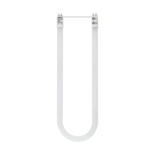 Replacement for Satco S11972 13 Watt T8 U-Bend LED Medium bi-pin base 4000K Type A/B Ballast Dependent or Bypass Single or Double Wiring - S18413