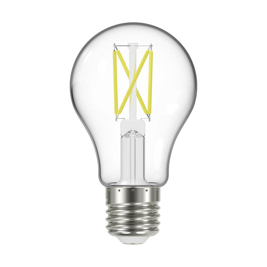 Satco S12409 5 Watt LED A19 Clear Medium Base 3000K 90 CRI 120 Volt