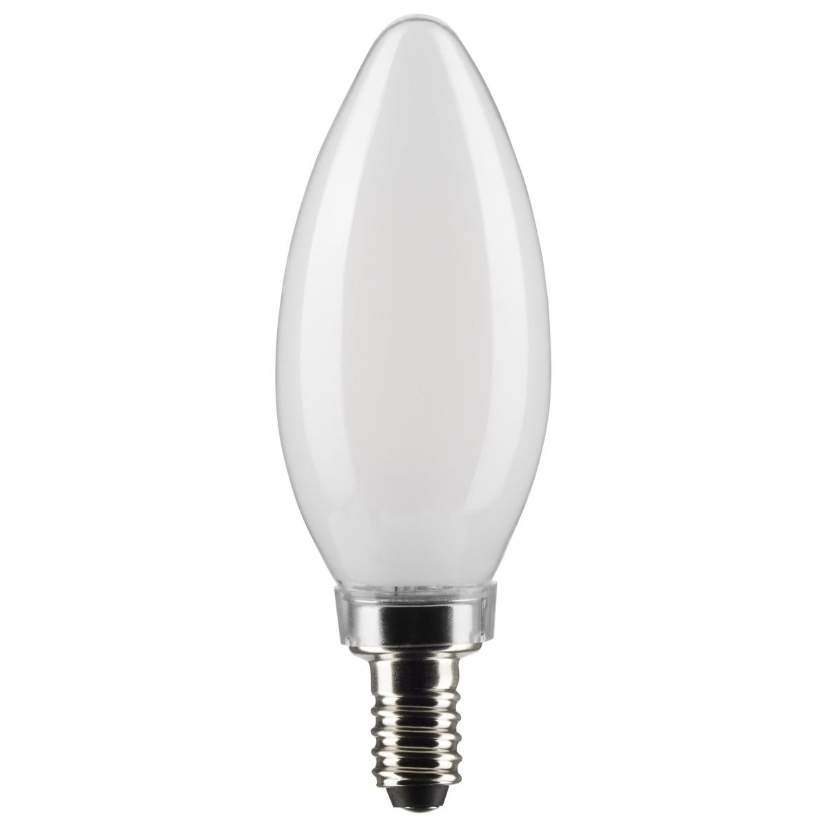 Satco S21278 5.5 Watt B11 LED; Frost; Candelabra base; 90 CRI; 2700K; 120 Volt