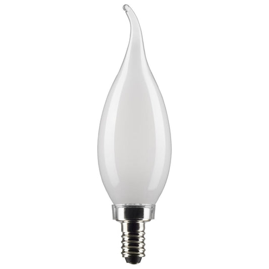Satco S21301 4 Watt CA11 LED; Frost; Candelabra base; 90 CRI; 3000K; 120 Volt