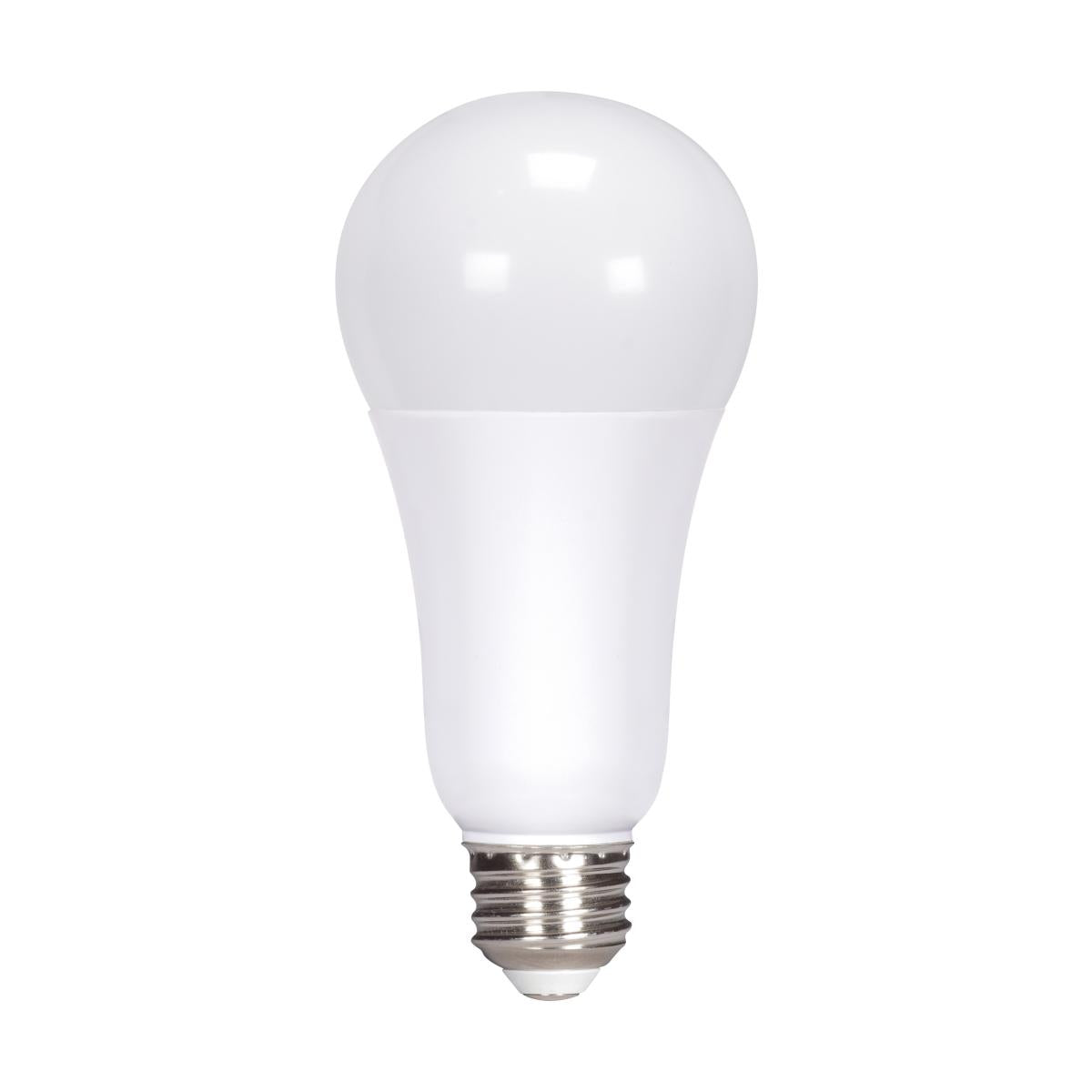 Satco S21326 16.5 Watt A19 LED 90CRI 2700K Medium base 220 deg. Beam Angle 120 Volt 1600 Lumens CEC 2-pack