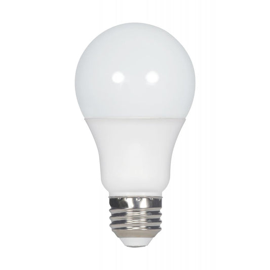 Satco S28561 10 Watt A19 LED Frosted 3000K Medium base 120 Volt 4-pack