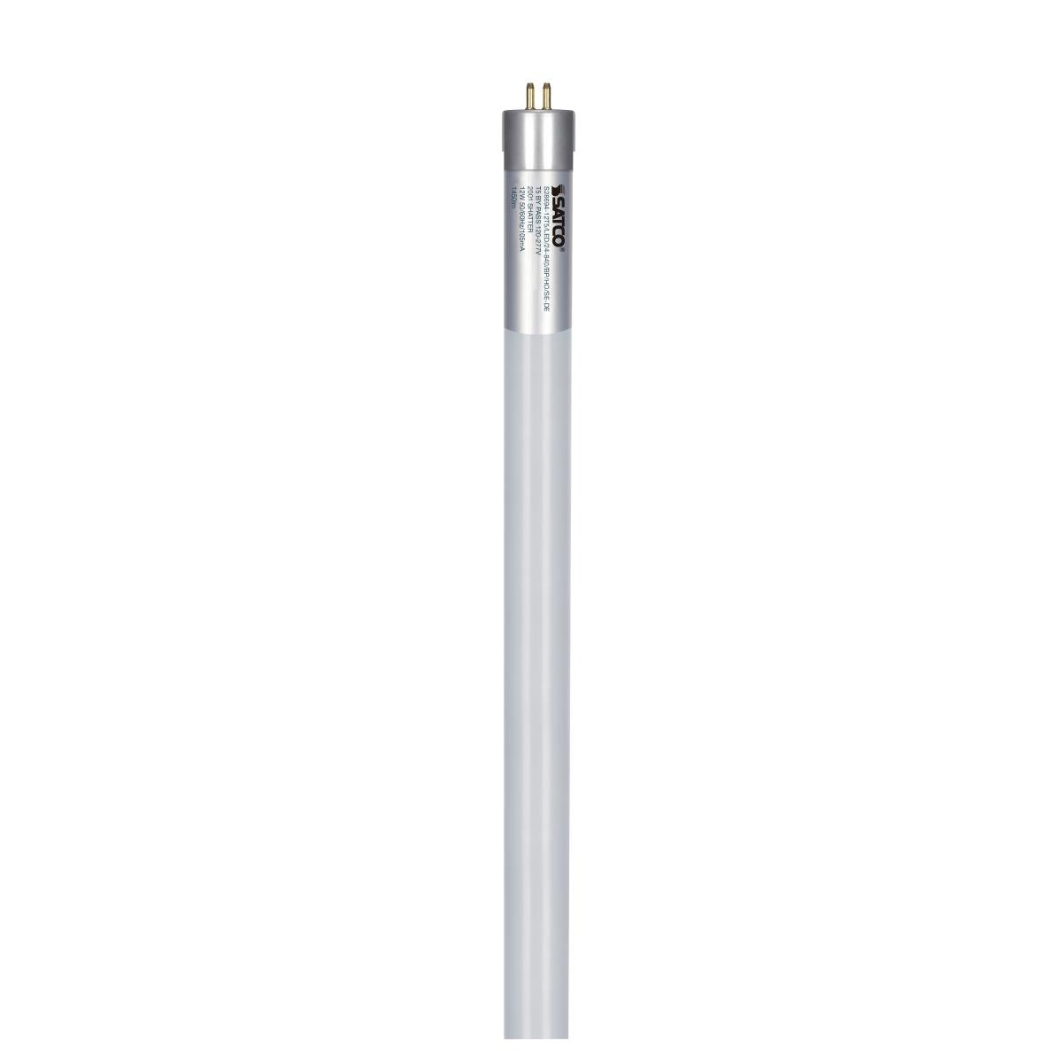 Satco S28694 12 Watt T5 LED Miniature bi-pin base 4000K 120-277 Volt Type B Ballast Bypass Single or Double Ended Wiring