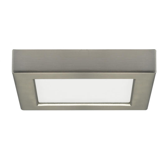 Replacement for Satco S29325 10.5 watt 5.5" Flush Mount LED Fixture 2700K Square Shape Brushed Nickel Finish 120 volts - NOW 62/1707