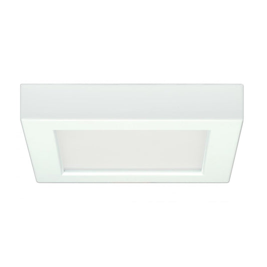 Replacement for Satco S29327 10.5 watt 5.5" Flush Mount LED Fixture 3000K Square Shape White Finish 120 volts - NOW 62/1704