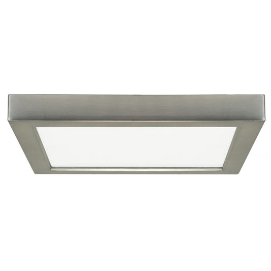 Replacement for Satco S29341 18.5 watt 9" Flush Mount LED Fixture 2700K Square Shape Brushed Nickel Finish 120 volts - NOW 62/1727